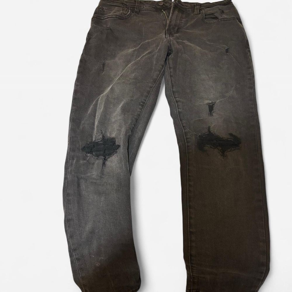 Aeropostale Men's Distressed Gray Jeans